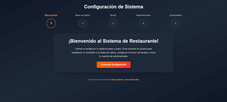 SMTP and database configurator
